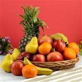 Flavoursome Basket of Fruits