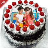 Black Forest Photo Cake - 1 Kg.