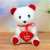 Red & White Small Love Teddy