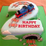 2nd Birthday Cake 3 Kg - Chocolate