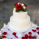 2 Tier Vanilla Fondant Cake