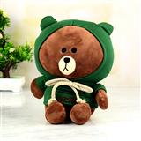 Green Hooded Teddy - S