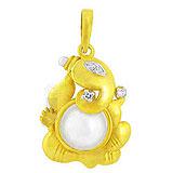 Send Gajakarna Diamond Pendant to India