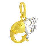 Send Omganpathi Diamond Pendant to India