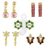 Send Set Of Five Earrings Combo to India