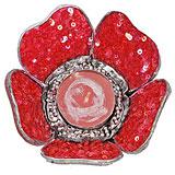 Send Glittering Red Candle to India