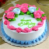 Birthday Strawberry Cake - 1 Kg