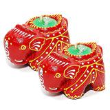 Send Wax-filled Elephant Diyas to India