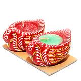 Send Swan Wax-filled Diyas to India