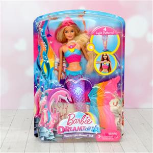 rainbow lights mermaid doll