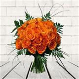 Send 50 Orange Roses Flowers to Hariyal Send 50 Orange Roses Flowers to Hariyal