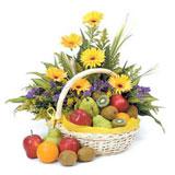 Send Beautiful Basket of Fruits and Flowers Gift Hampers to Katni Send Beautiful Basket of Fruits and Flowers Gift Hampers to Katni