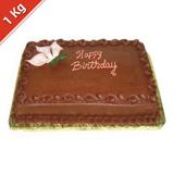 Send Rectangle Chocolate Happy Birthday Cake - 1 Kg. Birthday Cakes to Mysore Send Rectangle Chocolate Happy Birthday Cake - 1 Kg. Birthday Cakes to Mysore