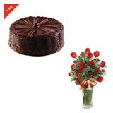 Send Choco Rose Flowers & Cakes to Daman Send Choco Rose Flowers & Cakes to Daman