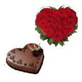 Send Heart Delight Flowers & Cakes to Karwar Send Heart Delight Flowers & Cakes to Karwar