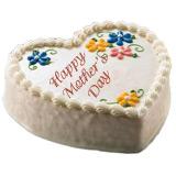 Send Mother's Day Heart Shape Vanilla Cake - 2 kg Cakes to Ulhasnagar Send Mother's Day Heart Shape Vanilla Cake - 2 kg Cakes to Ulhasnagar