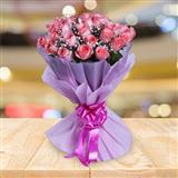 Send Gorgeous Pink Roses Bunch Flowers to Coimbatore Send Gorgeous Pink Roses Bunch Flowers to Coimbatore