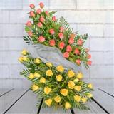 Send Impressive 50 Roses Basket Flowers to Belgaum Send Impressive 50 Roses Basket Flowers to Belgaum
