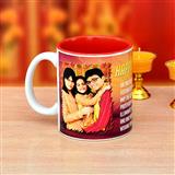 Send White Maroon Personalized Mug Diwali Personalized Gifts to Vapi Send White Maroon Personalized Mug Diwali Personalized Gifts to Vapi