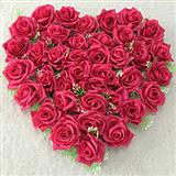 Send 50 red roses heart shape arrangement Flowers to Mysore Send 50 red roses heart shape arrangement Flowers to Mysore