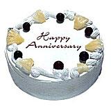 Send 1 Kg - Anniversary Pinepple Cake Parents Unassigned to Gandhinagar Send 1 Kg - Anniversary Pinepple Cake Parents Unassigned to Gandhinagar