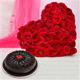 Send Love Filled Heart Flowers & Cakes to Dholera Send Love Filled Heart Flowers & Cakes to Dholera