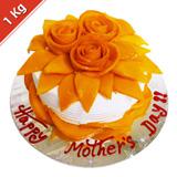 Send Krazy for chocolates Eggless Flower Mango Cake 1kg Cakes to New Delhi Send Krazy for chocolates Eggless Flower Mango Cake 1kg Cakes to New Delhi