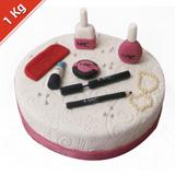 Send Krazy for chocolates Eggless Cosmetics Cake for girl 1kg Cakes to Solapur Send Krazy for chocolates Eggless Cosmetics Cake for girl 1kg Cakes to Solapur