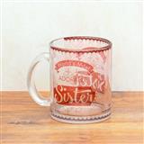 Send Amazing Glass Mug For Sister Rakhi Special to Ulhasnagar Send Amazing Glass Mug For Sister Rakhi Special to Ulhasnagar
