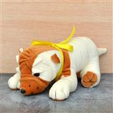 Send Bulldog Soft Toy with Red Ribbon Soft Toys to Munger Send Bulldog Soft Toy with Red Ribbon Soft Toys to Munger