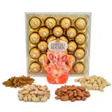 Send Variety of Delectables with Ganesha Diwali Hampers to Saharsa Send Variety of Delectables with Ganesha Diwali Hampers to Saharsa