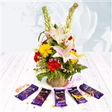 Send Hamper of Flower and Chocolates Gift Hampers to Gopalganj Send Hamper of Flower and Chocolates Gift Hampers to Gopalganj