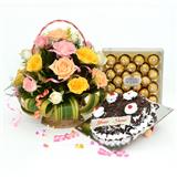 Send Glorious Hamper To Please You Flower Hampers to Bidar Send Glorious Hamper To Please You Flower Hampers to Bidar