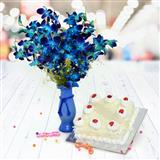 Send Fascinating Combo of Cake and Flowers Gift Hampers to Panchmahal Send Fascinating Combo of Cake and Flowers Gift Hampers to Panchmahal