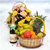 Send Combo of Flowers and Fruits Flower Hampers to Gandhinagar Send Combo of Flowers and Fruits Flower Hampers to Gandhinagar