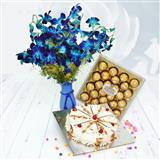 Send Delectables with Blue Orchid Gift Hampers to Gopalganj Send Delectables with Blue Orchid Gift Hampers to Gopalganj
