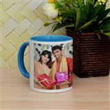 Send Inner Light Blue Mug Personalized Gifts to Gopalganj Send Inner Light Blue Mug Personalized Gifts to Gopalganj