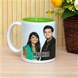 Send Graceful Inner Light Green Personalised Mug Personalized Gifts to Vallabh Send Graceful Inner Light Green Personalised Mug Personalized Gifts to Vallabh