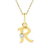 Send 18Kt Gold Alphabet R Diamond Pendent Jewellery to Faridkot Send 18Kt Gold Alphabet R Diamond Pendent Jewellery to Faridkot