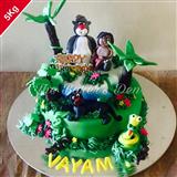 Send Jungle Book Theme Cake from Bakers Den - 5 kg Cakes to Delhi Send Jungle Book Theme Cake from Bakers Den - 5 kg Cakes to Delhi