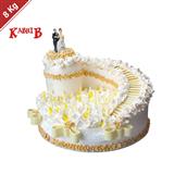 Send Kabhi B French Wedding Cake 8 Kg Cakes to Tumkur Send Kabhi B French Wedding Cake 8 Kg Cakes to Tumkur