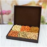 Send Dry Fruits Hamper - 600gm Kaju, Almond, Pista, Raisins, Chili Masala Kaju, Masala Kaju in a Box Gift Hampers to Vallabh Send Dry Fruits Hamper - 600gm Kaju, Almond, Pista, Raisins, Chili Masala Kaju, Masala Kaju in a Box Gift Hampers to Vallabh