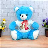 Send Personalised Blue Teddy Personalized Gifts to Thalasseri Send Personalised Blue Teddy Personalized Gifts to Thalasseri