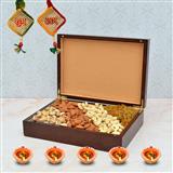 Send Diwali Dry Fruit Hamper - 100gm Kaju, 100 Almond, 100gm Pista, 100gm Raisin in a Box Diwali Dryfruits Hamper to Saharsa Send Diwali Dry Fruit Hamper - 100gm Kaju, 100 Almond, 100gm Pista, 100gm Raisin in a Box Diwali Dryfruits Hamper to Saharsa