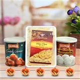 Send Diwali Sweets Hamper - Haldiram Rasgulla, Gulabjamun & Soan Papri (Express Delivery) Diwali Sweets to Kasargod Send Diwali Sweets Hamper - Haldiram Rasgulla, Gulabjamun & Soan Papri (Express Delivery) Diwali Sweets to Kasargod