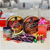 Send Tea, Cookies, Dairy Milk Chocolates with Christmas Mug Christmas Hampers to Vallabh Send Tea, Cookies, Dairy Milk Chocolates with Christmas Mug Christmas Hampers to Vallabh