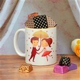 Send Handmade Chocolates in a Mug Valentines Day to Ahmedabad Send Handmade Chocolates in a Mug Valentines Day to Ahmedabad