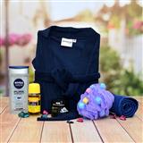 Send Mega Bathrobe Hamper For Men Gift Hampers to Mysore Send Mega Bathrobe Hamper For Men Gift Hampers to Mysore