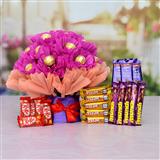 Send Ferrero Rocher Bouquet with Chocolates Hamper Chocolates to Vadnagar Send Ferrero Rocher Bouquet with Chocolates Hamper Chocolates to Vadnagar