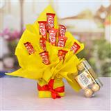 Send Kit Kat Bouquet with Ferrero Rocher Chocolates to Mysore Send Kit Kat Bouquet with Ferrero Rocher Chocolates to Mysore